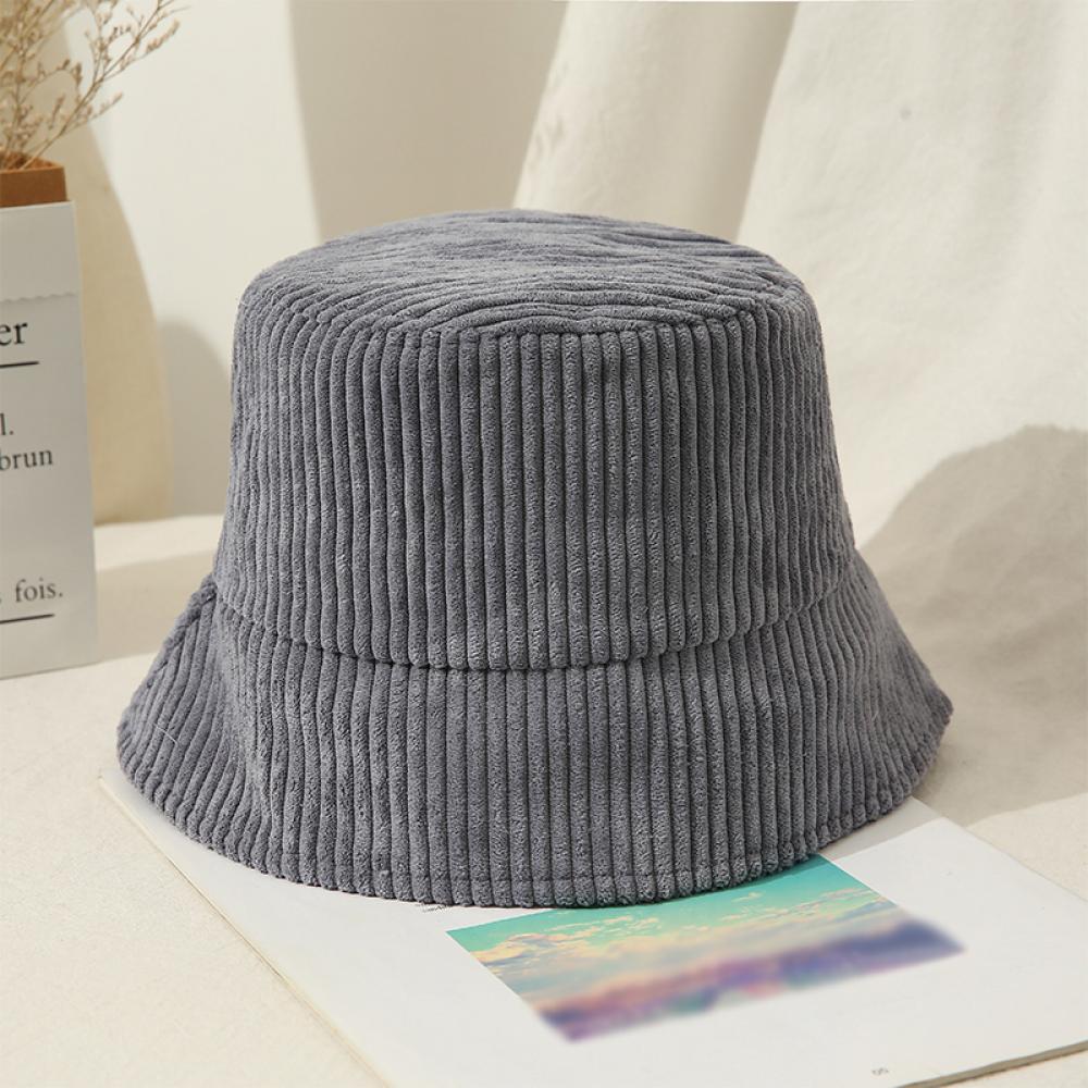 Corduroy Bucket Hat - Lightweight Packable Sun Hat for  display picture 1