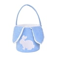thumbnail image 1 of Corduroy Bunny Tote Basket for Easter Decorations, Candy Storage & Spring Festive Decor, Durable Soft Material, Versatile Gift Idea for Celebrations, 1 of 5