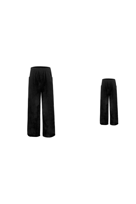 Corduroy Casual Trousers, Classic Comfort Fit Relaxed Straight Leg, Soft Ribbed Fabric, Durable Versatile Bottoms, Ideal for Business & Leisure Outings