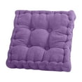 thumbnail image 1 of Corduroy Chair Cushion 16x16, Square Seat Pad for Dining Room Chairs, Office Desk Chairs & Kitchen Benches, Soft Floor Pillow for Meditation & Lounging, Indoor Outdoor Decorative Home Pillow, 1 of 5