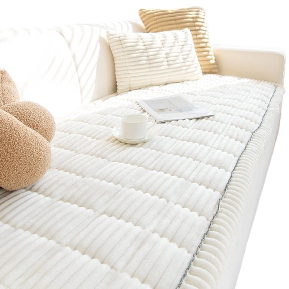 Corduroy Couch Pad Washable Fabric For Cold Season Living Room