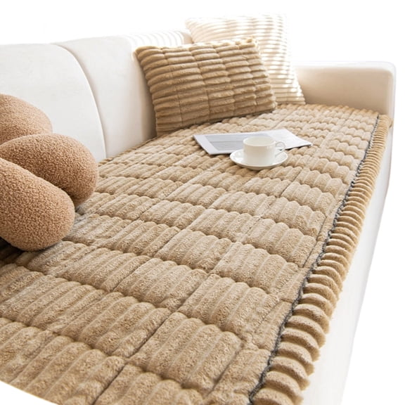 Corduroy Couch Pad Washable Fabric For Cold Season Living Room
