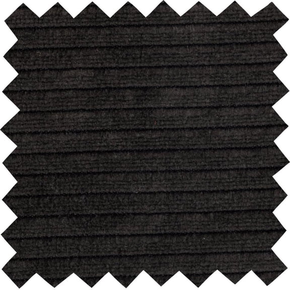 Corduroy Creek Knit Fabric | Soft Stretch Corduroy for Sewing & Crafts (BLACK, 1.5"x1.5"SampleOfFabric)