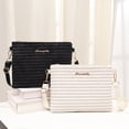 thumbnail image 1 of Corduroy Crossbody Bag for Women, Striped Velvet Shoulder Purse with Adjustable Strap, Lightweight Casual Shoulder Bag for Everyday Use, 1 of 7