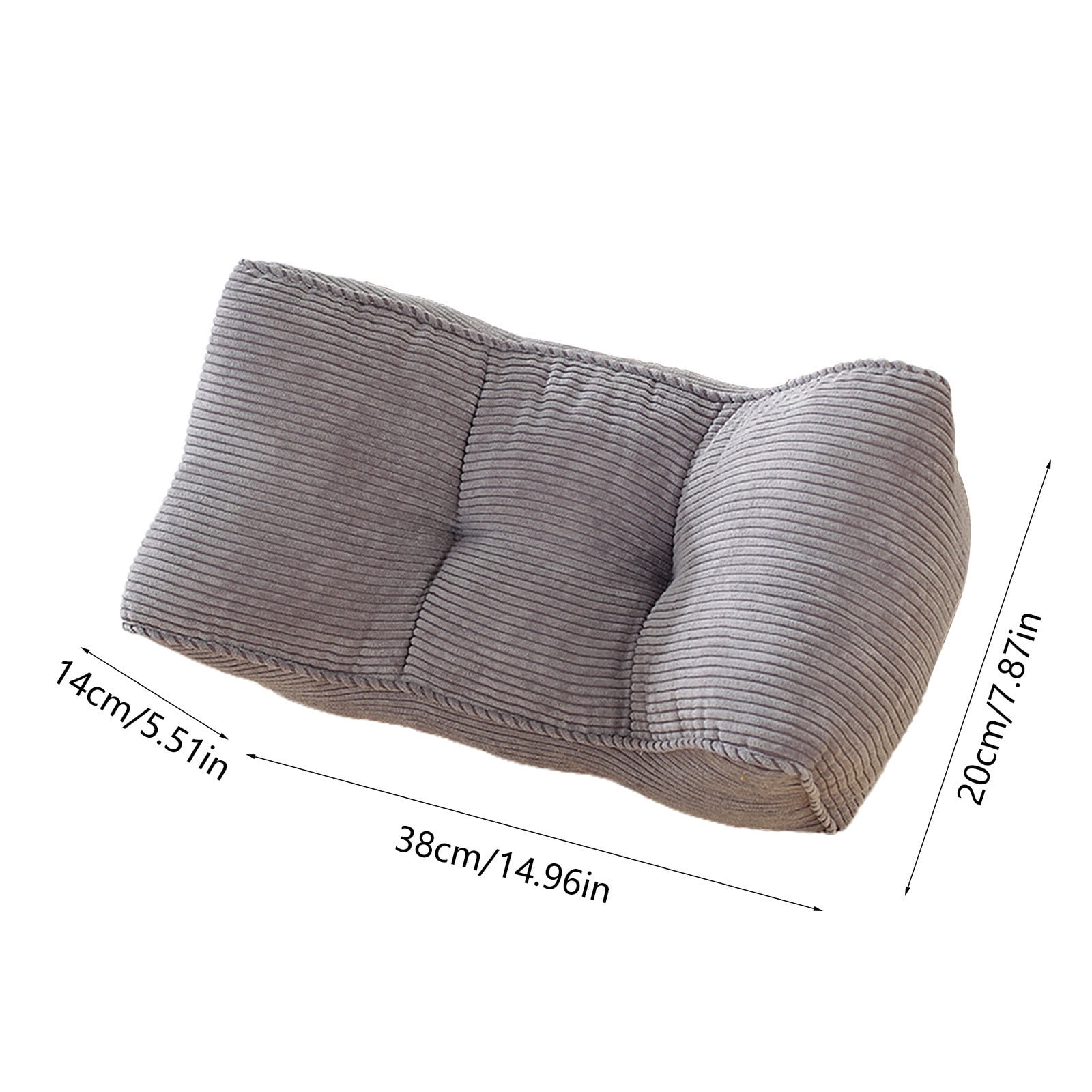 Corduroy Cushion Cushion Nap Cushion Sofa Bed Cushion Small Office Cushion Soft Seat Lumbar Cushion Portable Resting Cushion