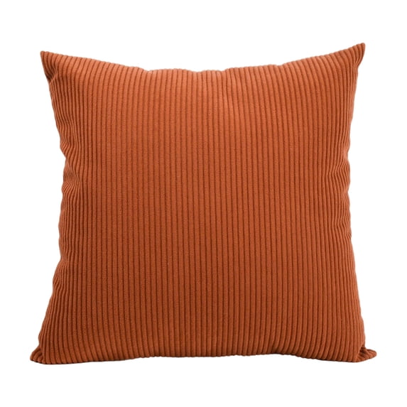 Corduroy Decorative Throw Pillow Covers, 20x20 Inch Soft Pillow Covers Moder Home Decor Living Room Couch Bed Saffron