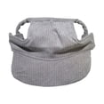 thumbnail image 1 of Corduroy Dog Baseball Hat with Ear Holes and Adjustable Chin Strap Breathable Sun Protection Summer Cap for Large Golden Retrievers and Labradors Light Gray, 1 of 1