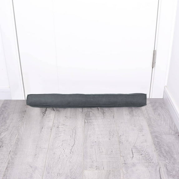 Corduroy Draft Stopper 32” - Graphite Gray