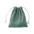 thumbnail image 1 of Fnyoxu Corduroy Storage Bag with Drawstring Strap Pocket Makeup Bag for Women Large Capacity Coin Bag, 1 of 5