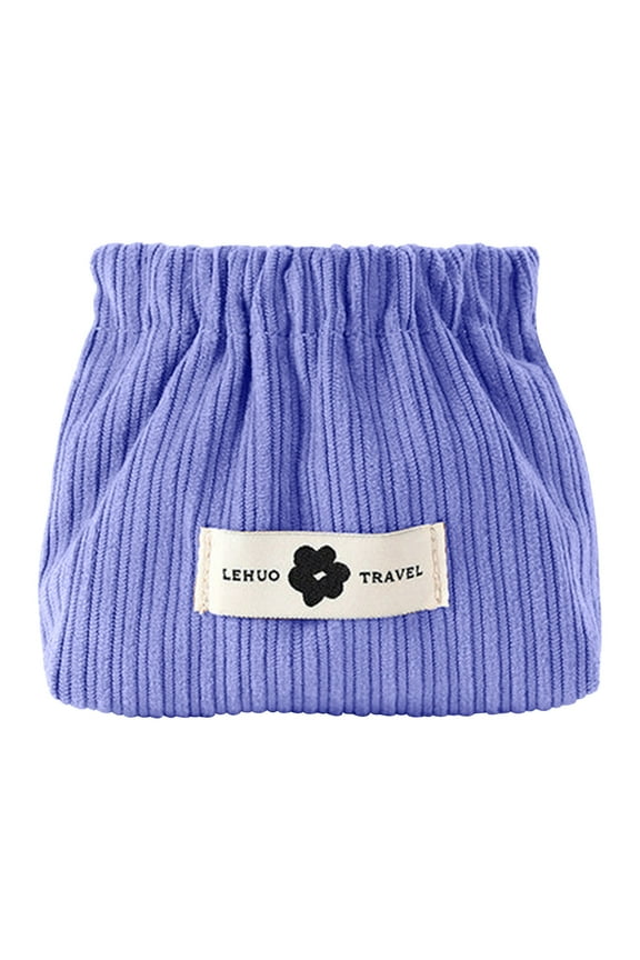 Corduroy Elastic Hair Tie Organizer Fragment Mouth Red Envelope Portable Cosmetic Storage Bag Christmas Decorations for Home Of The Day