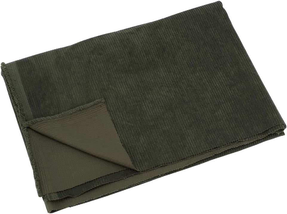 Brocade Polyester Fabric for DIY Crafts Garment Accessories Square Dark Olive Green 1000x1550x0.8mm