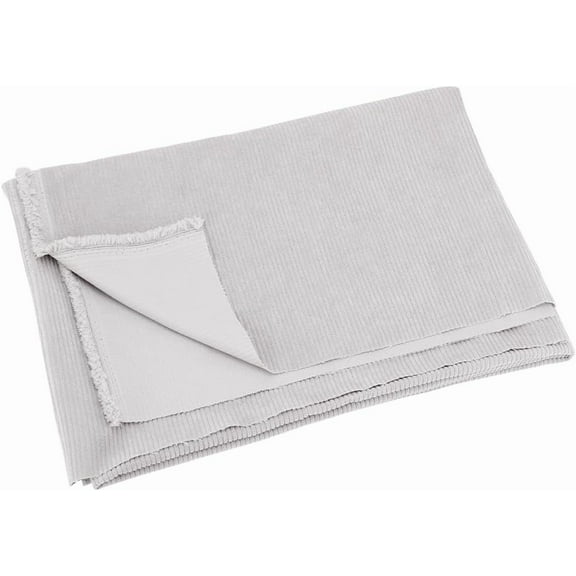 Corduroy Fabric 39x61 Inch Light Gray DIY Sewing Crafts Materials Corduroy Upholstery Fabric for Sewing Coat Shirt Dress Pants Garment Accessories 1pc