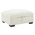thumbnail image 1 of Corduroy Fabric Ottomans Footrest to Combine with 2 Seater Sofa, 3 Seater Sofa and 4 Seater Sofa Corduroy (Beige), 1 of 10