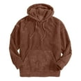 thumbnail image 1 of Corduroy Hoodies for Men, 2024 Fall Winter Long Sleeve Hooded Sweatshirt Drawstring Casual Pullover Tops Streewear, 1 of 6