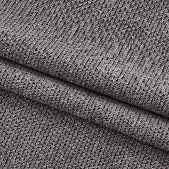 Corduroy Kintted Rib Fabric for Clothing Accessories Gray 1000x1500x0.8mm diy