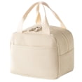 thumbnail image 1 of Corduroy Lunch Box Bag Insulated Waterproof Portable Lunch Tote for Work Picnic Travel,Beige, 1 of 7