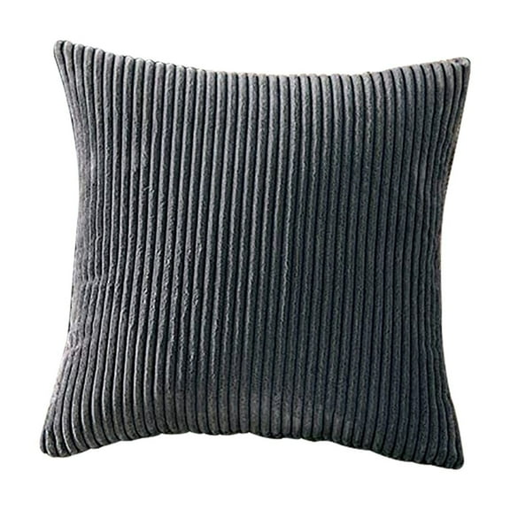 Corduroy Material Bohemian Style Patchwork Texture Sofa Pillow Bed Pillow Living Room Solid Dyed Pillow.