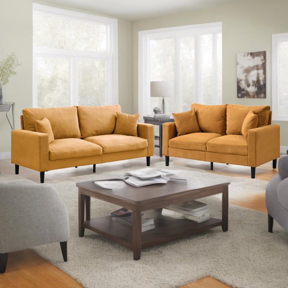 Corduroy Material + Cozy Seating - Dorm Life, Comfortable Retreat