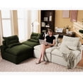 thumbnail image 1 of Corduroy Modular Sofa, 4 Seats, No Armrests, DIY / Ideal for Creating Reading Nooks, 1 of 5