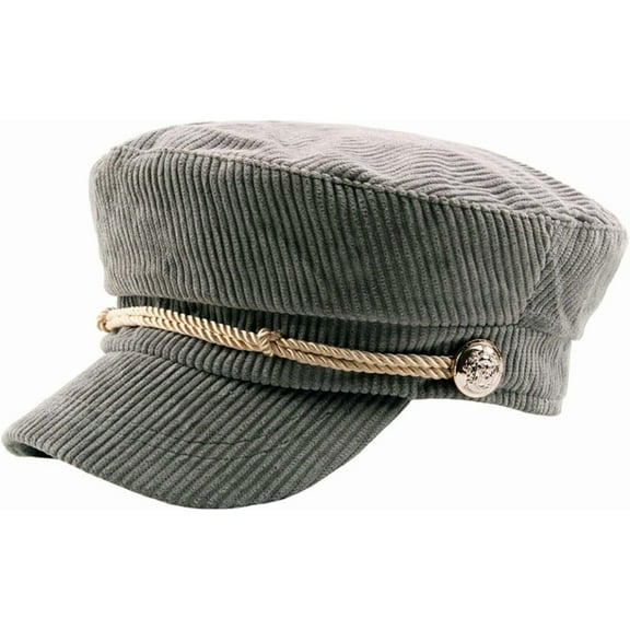 Corduroy Newsboy Cap for Women - Soft Vintage Autumn Winter Hat Paperboy Cabbie Gatsby Painter Caps