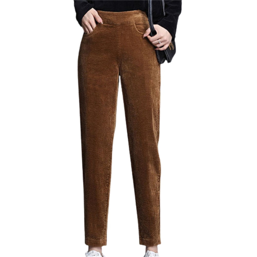 Miu Miu Women's Corduroy Pants in Brown | LN-CC®