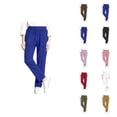 thumbnail image 1 of Corduroy Pants Women 2026 Spring Fall Elastic Waist Straight Leg Casual Work Pants with Pockets Slacks, 1 of 8
