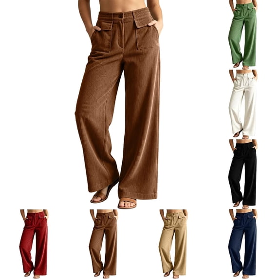 Corduroy Pants Women, Wide Leg Corduroy Pants Women