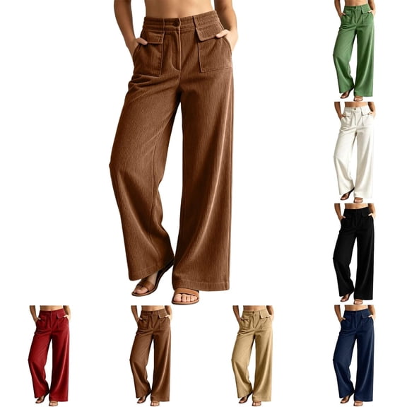 Corduroy Pants Women, Wide Leg Corduroy Pants Women