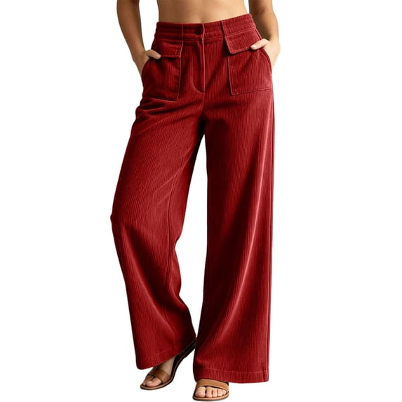 Corduroy Pants Women, Wide Leg Corduroy Pants Women