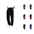 thumbnail image 1 of Corduroy Pants for Men 2025 Solid Color Drawstring Elastic Waist Flared Casual Pants with Pockets Trousers, 1 of 1