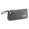 thumbnail image 1 of Corduroy Pencil Case Large Capacity Double Layered Pen Bag for Stationery Organization and Versatile Use Gray, 1 of 4
