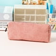 thumbnail image 1 of Corduroy Pencil Case Vintage Style Stationery Pouch, Solid Color Fabric Pen Bag, Large Capacity Zippered Pencil Holder, Multi-Purpose Storage Bag for Office and Travel, 1 of 8