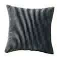 thumbnail image 1 of Corduroy Pillow Covers 18x18 Inch Boho Decorative Throw Pillow Covers for Couch Bed Living Room, Soft Textured Corduroy Accent Pillows Cross Patchwork Striped Design Farmhouse Rustic Home Decor, 1 of 7