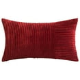 thumbnail image 1 of Corduroy Pillowcase 30x50 - Modern Living Room Throw Pillow Covers with Hidden Zipper, Sofa Cushion Covers for Bedroom & Sectional, Washable Accent Pillows (Blue), 1 of 1