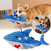 Corduroy Squeaky Interactive Chew Toy for Dogs No-Squeakable Teething Entertainment with Core