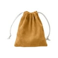 thumbnail image 1 of Corduroy Storage Bag with Drawstring Strap Coin Purse Makeup Bag for Women Large Capacity Cord Organizer Pouch for Hair Ties, Jewelry, Cosmetics Compact Travel Accessory Case for Home, Desk, Car, 1 of 5