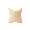 thumbnail image 1 of Corduroy Throw Pillow Cover with Fine Ribbed Texture, 20X20 Inches, Cream Beige, for Living Room Sofa, Decorative Pillow Case Cover Only, 1 of 3