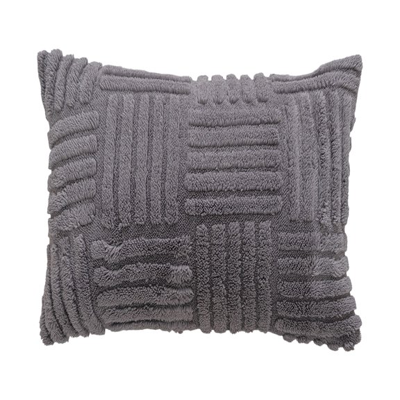 Corduroy Throw Pillow Slip, Soft Plushes Throw Pillow Covers Striped Bright Accent for Ages Home Comfort