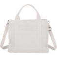thumbnail image 1 of Corduroy Tote Bag Small Satchel Bag for Women Crossbody Bag Purse with Zipper Casual Hobo Handbag, 1 of 7