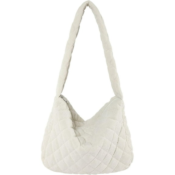 Corduroy Tote Bag Women Shoulder Bag Handbag Big Capacity Hobo Bag Casual Work Shopping