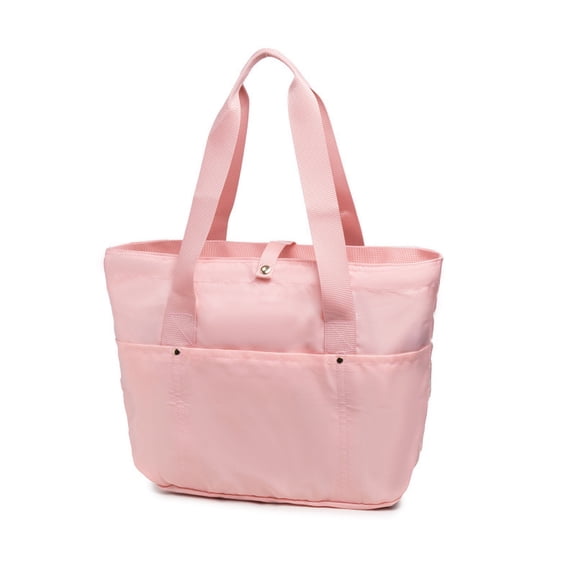 Corduroy Tote Bag for Women, Foldable Tote Bag With Zipper, Large Shoulder Bag, Purses and Handbags for Work Travel (b)