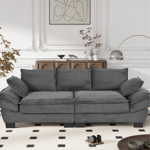 Corduroy Upholstery | Comfortable Seating | Party Sofa