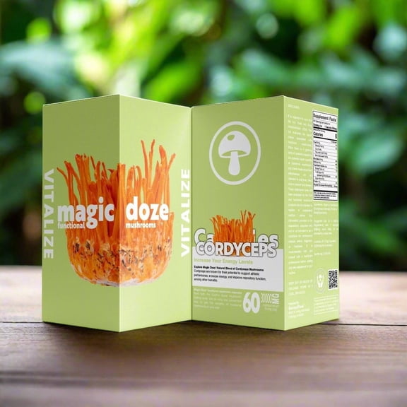 Cordyceps Mushroom Capsules - Vitalize by Magic Doze