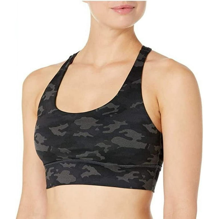 Core 10 Women's All Day Comfort Strappy Longline Yoga Sports Bra with  Removable Cups 