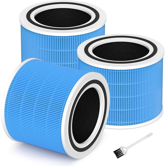 Core 200S Replacement Filter for LEVOIT Core 200S Smart WiFi Air Purifier, 3-in-1 Filter Replacement and High-Efficiency Activated Carbon, Part #Core 200S-RF, 3 Pack