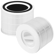 Core 300 Air Purifier Replacement Filter for LEVOIT Core 300,Core 300S,Core P350,VortexAir Air Purifier Core300-P,Core 300-RF,3-in-1 H13 Grate True HEPA Activated Carbon,2 Pack