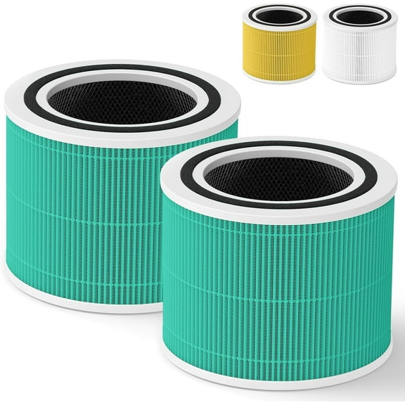 Core 300 Toxin Absorber Replacement Filter for LEVOIT Core 300, Core 300-P, Core 300S VortexAir Air Purifier, H13 Grade True HEPA Filter, Part No. Core 300-RF (Green)