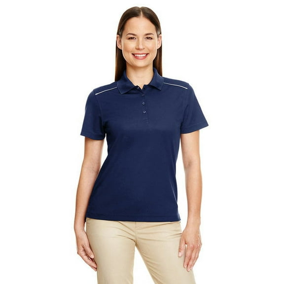 Core 365 78181R Ladies Radiant Performance PiquÃƒÂ© Polo with Reflective Piping