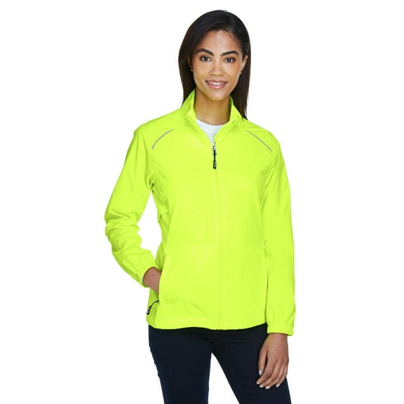 CORE365 78183 Women's Techno Lite Motivate Unlined Lightweight Jacket-Safety Yellow-XL