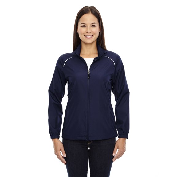 CORE365 78183 Women's Techno Lite Motivate Unlined Lightweight Jacket-Classic Navy-M